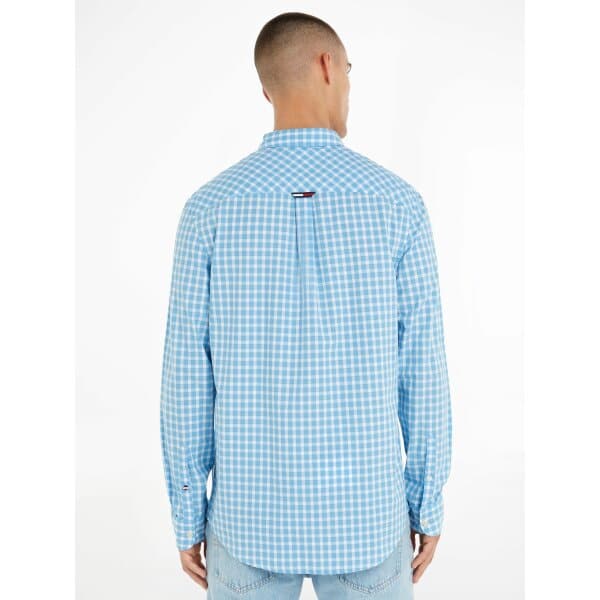 Ανδρικό Πουκάμισο TOMMY JEANS ESSENTIAL CHECK DM0DM15934 Μπλέ Λευκό - Image 2