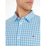 Ανδρικό Πουκάμισο TOMMY JEANS ESSENTIAL CHECK DM0DM15934 Μπλέ Λευκό - Image 4