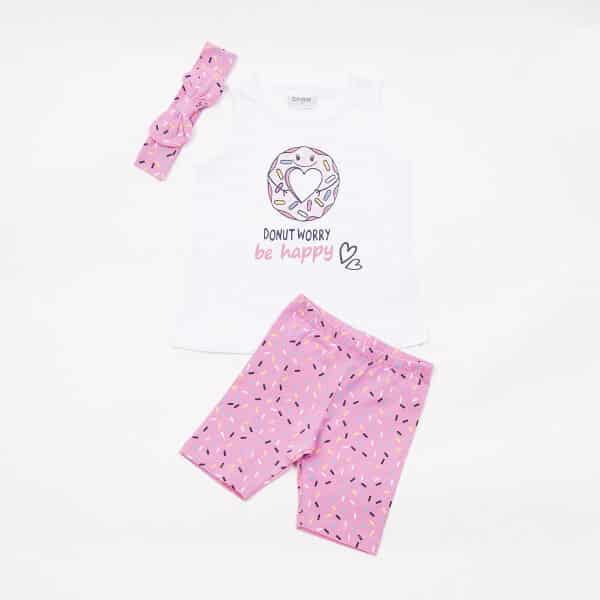 ΣΕΤ ΚΟΛΑΝ ΜΕ ΚΟΡΔΕΛΑ ΡΟΖ TRAX 43225 - Image 1