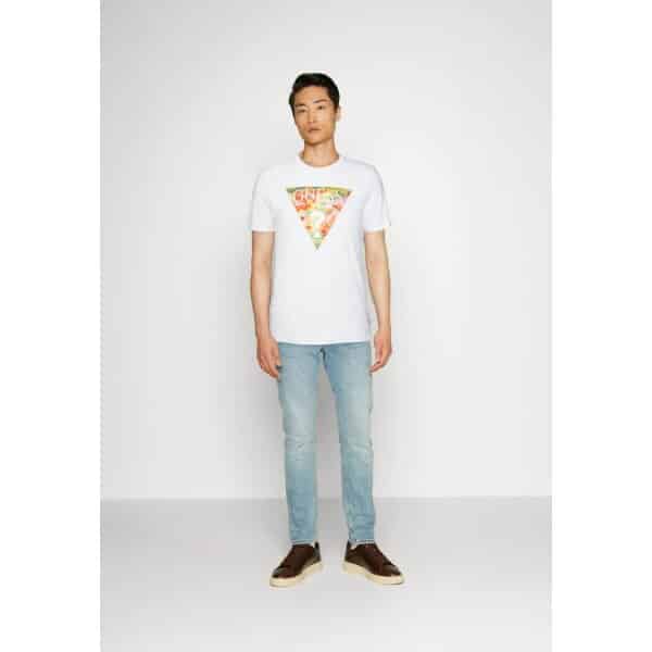 Ανδρική Μπλούζα GUESS M3GI57K9RM1 Λευκό - Image 5