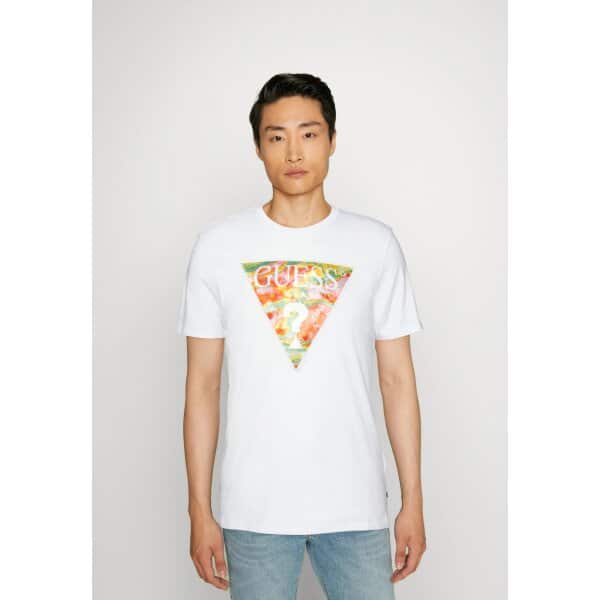 Ανδρική Μπλούζα GUESS M3GI57K9RM1 Λευκό - Image 4