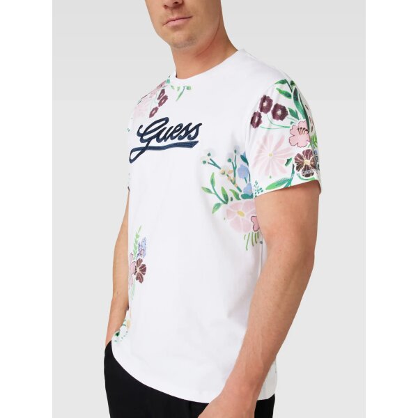 Ανδρική Μπλούζα GUESS M3GI07K8FQ4 Λευκό - Image 2