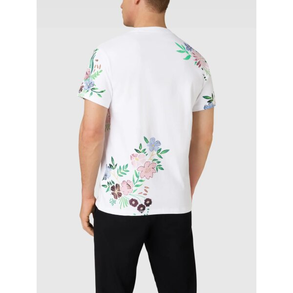 Ανδρική Μπλούζα GUESS M3GI07K8FQ4 Λευκό - Image 3