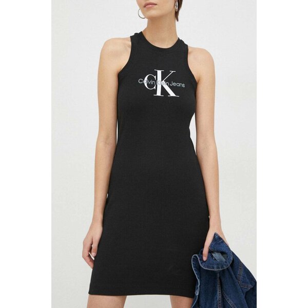 8720107626287_photo2 ΓΥΝΑΙΚΕΙΟ ΦΟΡΕΜΑ ΜΑΥΡΟ CALVIN KLEIN J20J220754-BEH - Image 1