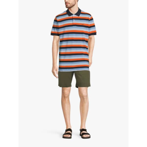 A624882_3 Ανδρική Μπλούζα GANT POLO MULTI STRIPE SS 2062018 Πολύχρωμο - Image 3