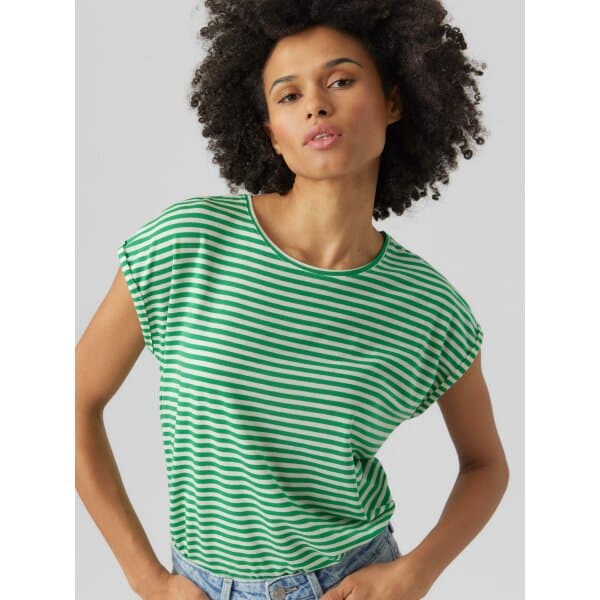 AWARE_Autumnwinter_4186075_10284469_5 ΓΥΝΑΙΚΕΙΑ ΜΠΛΟΥΖΑ ΡΙΓΕ ΠΡΑΣΙΝΟ VERO MODA 10284469 - Image 1