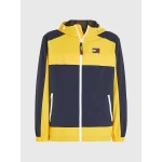 Ανδρικό Μπουφάν TOMMY JEANS CHICAGO WINDBREAKER DM0DM15919 Μπλέ Κίτρινο