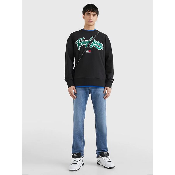 DM0DM16053_1A5_alternate1 Ανδρικό Παντελόνι Τζιν TOMMY JEANS RYAN STRGHT DM0DM16053 Μπλέ - Image 2