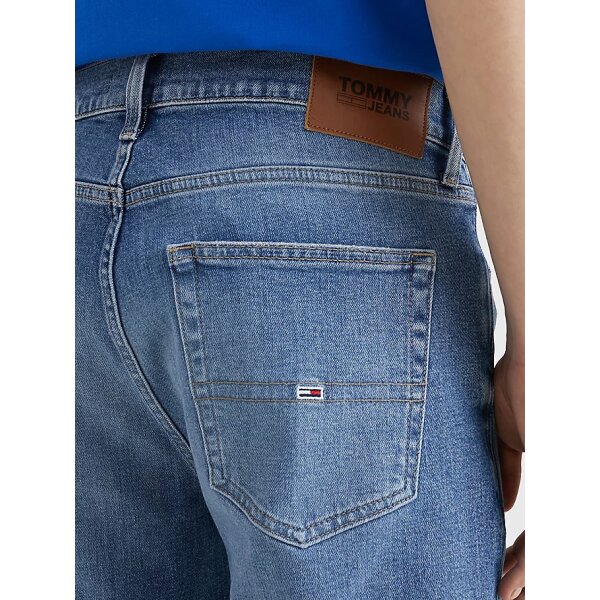 DM0DM16053_1A5_alternate2 Ανδρικό Παντελόνι Τζιν TOMMY JEANS RYAN STRGHT DM0DM16053 Μπλέ - Image 3