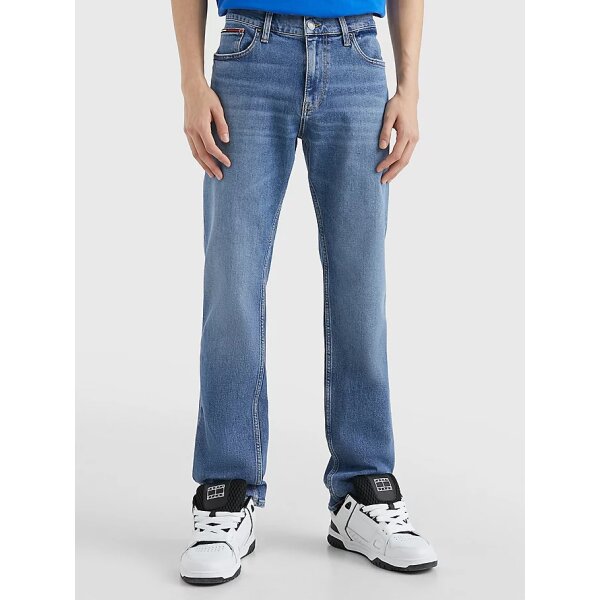 DM0DM16053_1A5_main Ανδρικό Παντελόνι Τζιν TOMMY JEANS RYAN STRGHT DM0DM16053 Μπλέ - Image 4