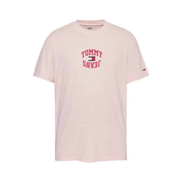 Ανδρική Μπλούζα TOMMY JEANS ARCHED LOGO DM0DM16227 ΡΟΖ - Image 1