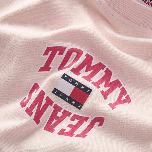 Ανδρική Μπλούζα TOMMY JEANS ARCHED LOGO DM0DM16227 ΡΟΖ - Image 4