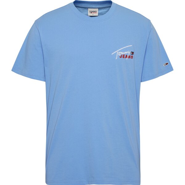 Ανδρική Μπλούζα TOMMY JEANS GRAPHIC SIGNATURE DM0DM16236 Γαλάζιο - Image 1