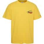 Ανδρική Μπλούζα TOMMY JEANS GRAPHIC SIGNATURE DM0DM16236 Κίτρινο
