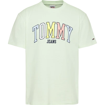Ανδρική Μπλούζα TOMMY JEANS COLLEGE POP DM0DM16401 Πράσινο