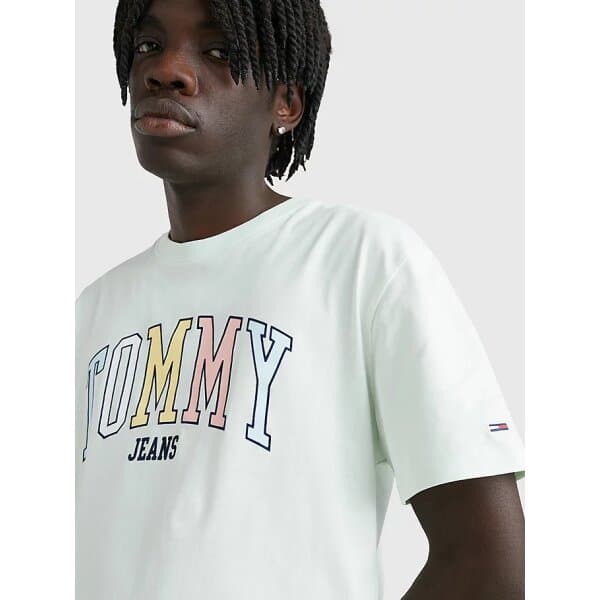 Ανδρική Μπλούζα TOMMY JEANS COLLEGE POP DM0DM16401 Πράσινο - Image 4