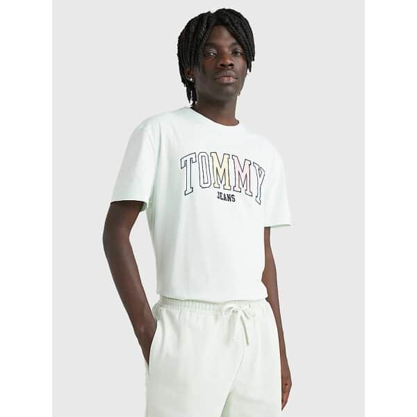 Ανδρική Μπλούζα TOMMY JEANS COLLEGE POP DM0DM16401 Πράσινο - Image 2