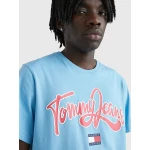 Ανδρική Μπλούζα TOMMY JEANS COLLEGE POP DM0DM16403 Γαλάζιο - Image 3