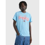 Ανδρική Μπλούζα TOMMY JEANS COLLEGE POP DM0DM16403 Γαλάζιο - Image 5