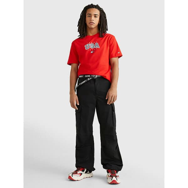 DM0DM16406_XNL_alternate1 Ανδρική Μπλούζα TOMMY JEANS MODERN DM0DM16406 Κόκκινο - Image 2