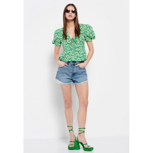 FBL007-121-17_APPLE_MINT_2 - Αντιγραφή Γυναικείο τοπ με all over Floral τύπωμα  FBL007-121-17 - Image 3