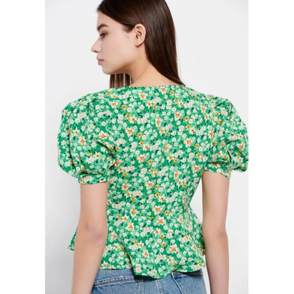 FBL007-121-17_APPLE_MINT_4 - Αντιγραφή - Αντιγραφή Γυναικείο τοπ με all over Floral τύπωμα  FBL007-121-17 - Image 5