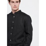 Ανδρικό Πουκάμισο Λινό FUNKY BUDDHA MAO FBM-007-003-05 Μαύρο - Image 3