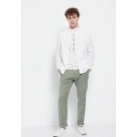 Ανδρικό Πουκάμισο Λινό FUNKY BUDDHA MAO FBM-007-003-05 Λευκό - Image 2