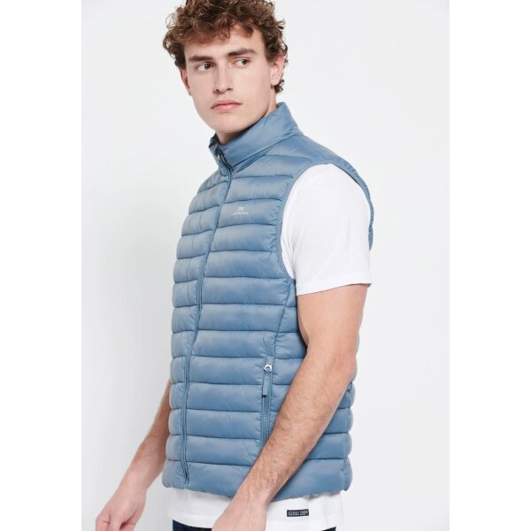 FBM007-004-01_DUSTY_BLUE_5 Ανδρικό Γιλέκο FUNKY BUDDHA FBM007-004-01 Μπλέ - Image 6