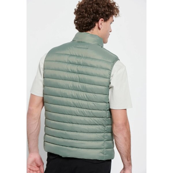 FBM007-004-01_DUSTY_GREEN_4 Ανδρικό Γιλέκο FUNKY BUDDHA FBM007-004-01 Πράσινο - Image 5