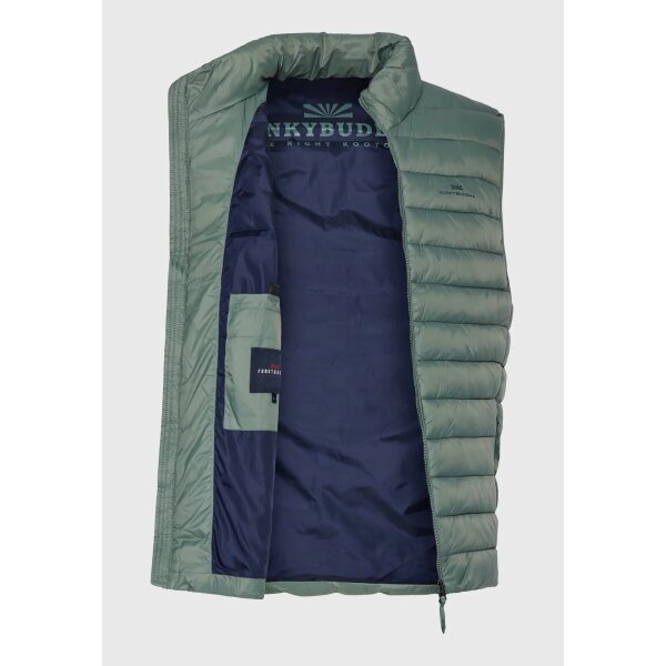 FBM007-004-01_DUSTY_GREEN_7 Ανδρικό Γιλέκο FUNKY BUDDHA FBM007-004-01 Πράσινο - Image 7