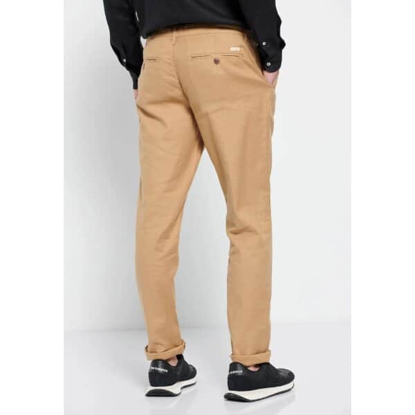 Ανδρικό Παντελόνι CHINO FUNKY BUDDHA FBM007-011-02 Μπέζ - Image 4