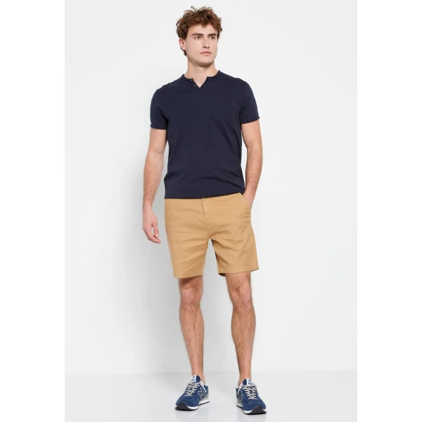 Ανδρική Βερμούδα CHINO FUNKY BUDDHA FBM007-011-03 Ταμπά - Image 3