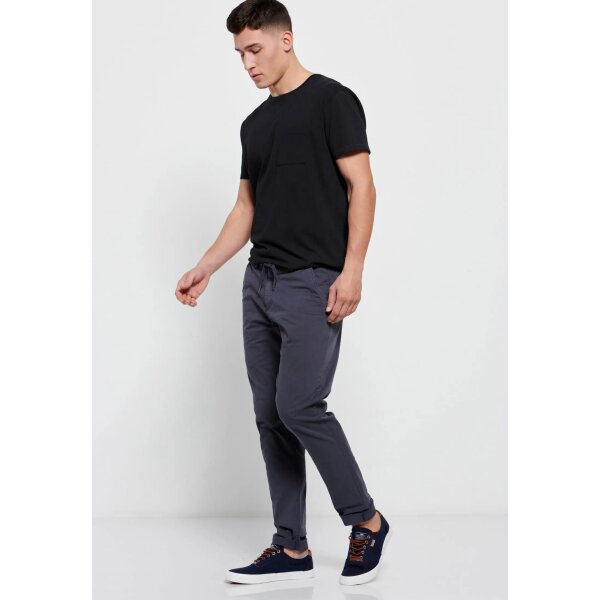 FBM007-012-02_DENIM_4 Ανδρικό Παντελόνι CHINO FUNKY BUDDHA FBM007-012-02 Μπλέ - Image 4