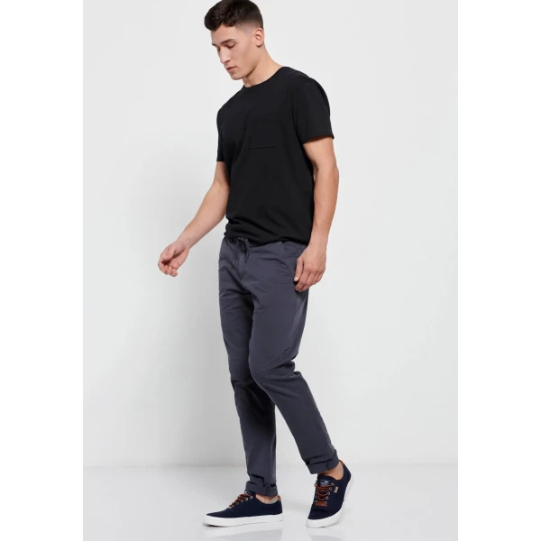 Ανδρικό Παντελόνι CHINO FUNKY BUDDHA FBM007-012-02 Μπλέ - Image 4