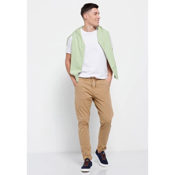 FBM007-012-02_VINTAGE_BEIGE_2 Ανδρικό Παντελόνι CHINO FUNKY BUDDHA FBM007-012-02 Μπέζ - Image 2