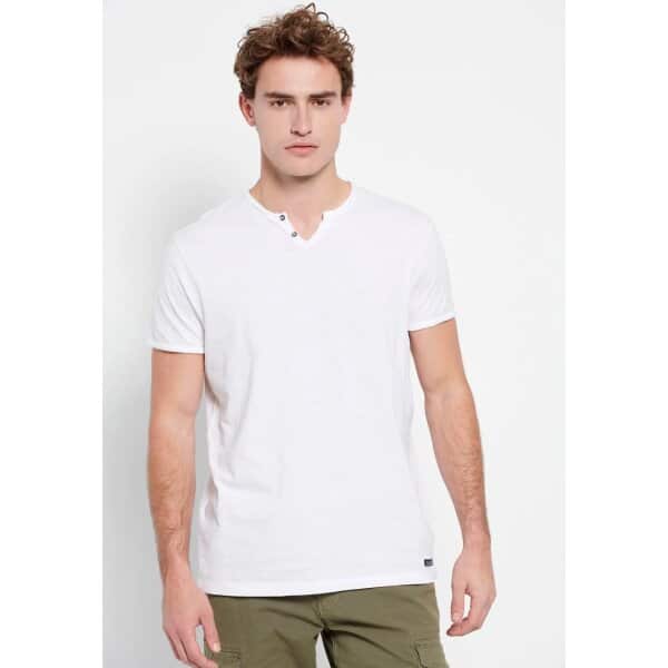 FBM007-015-04_WHITE_1 Ανδρική Μπλούζα BUDDHA FBM007-015-04 Λευκό - Image 2