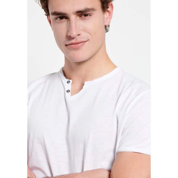 FBM007-015-04_WHITE_3 Ανδρική Μπλούζα BUDDHA FBM007-015-04 Λευκό - Image 4