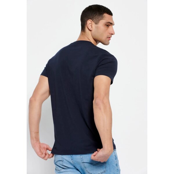 FBM007-035-04_NAVY_4 Ανδρική Μπλούζα FUNKY BUDDHA FBM007-035-04 Μπλέ - Image 5