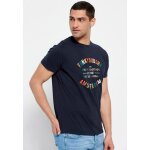 Ανδρική Μπλούζα FUNKY BUDDHA FBM007-035-04 Μπλέ - Image 6