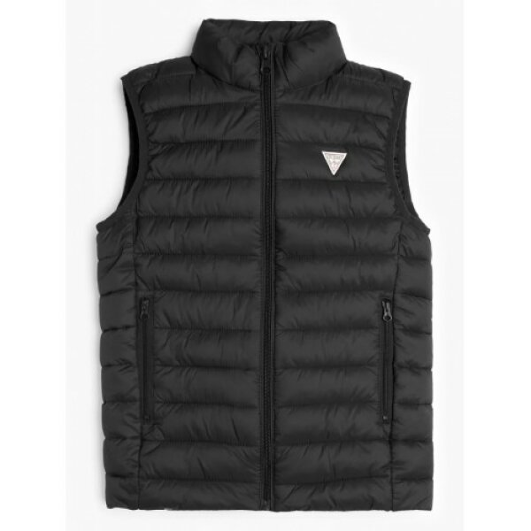 H93J01WCAO0-JBLK-GUESS-GILEKO-AMANIKO-UNISEX-PAIDIKA-ROUXA-AGU-1-500x500 Παιδικό Γιλέκο Μαύρο GUESS with logo  H93J01WCAO0-JBLK - Image 1