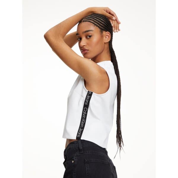 J20J220786YAF_D2 Γυναικείο Loose Top  Λευκό Calvin Klein J20J220786 YAF - Image 1