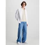 Ανδρικό Πουκάμισο Calvin Klein LOGO SLIM STRETCH J30J319065 Λευκό - Image 4