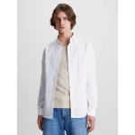 Ανδρικό Πουκάμισο Calvin Klein LOGO SLIM STRETCH J30J319065 Λευκό