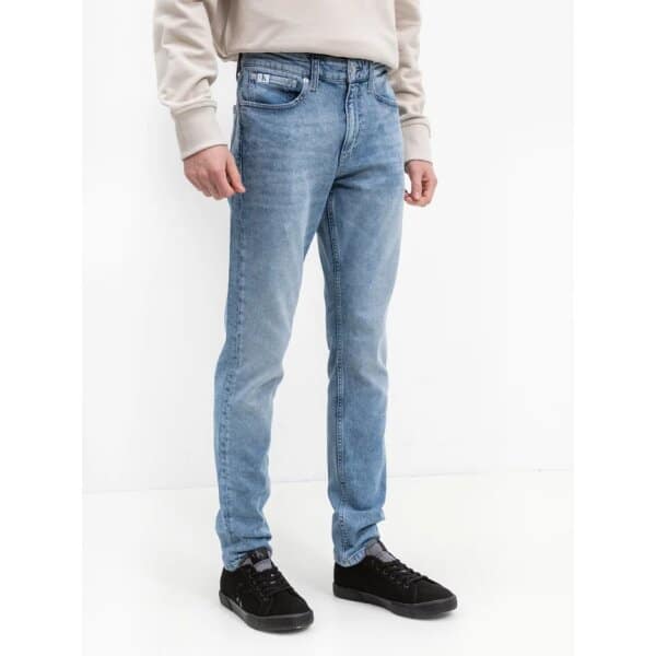 Ανδρικό Παντελόνι Τζιν CALVIN KLEIN SLIM TAPER J30J322802 Mπλέ Ανοιχτό - Image 1