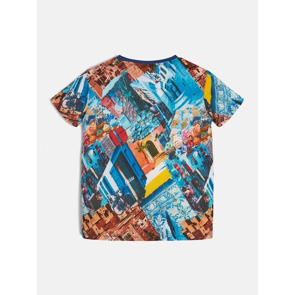 L3GI04K8HM3-P7H3-ALT1 (1) Παιδική Μπλούζα GUESS  με στάμπα all over L3GI04K8HM3-P7H3 - Image 2