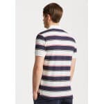 Ανδρική Μπλούζα GANT POLO MULTI STRIPE SS 2063015 Λευκό - Image 2