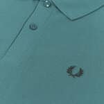 Ανδρική Μπλούζα POLO FRED PERRY PLAIN PIQUE M6000 Πράσινο - Image 4