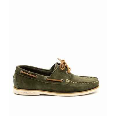 Ανδρικό Παπούτσι LUMBERJACK NAVIGATOR BOAT SUEDE SM07804-007A04 Πράσινο