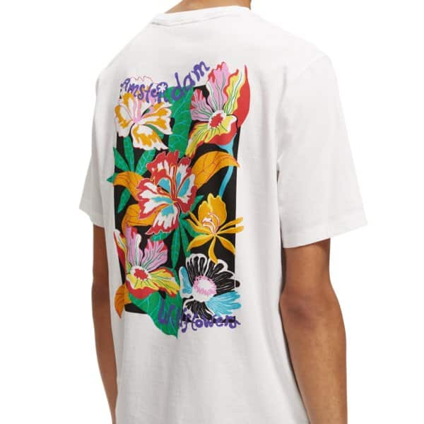 Ανδρική Μπλούζα SCOTCH & SODA ENDLESS SUMMER 171694 Λευκό - Image 5